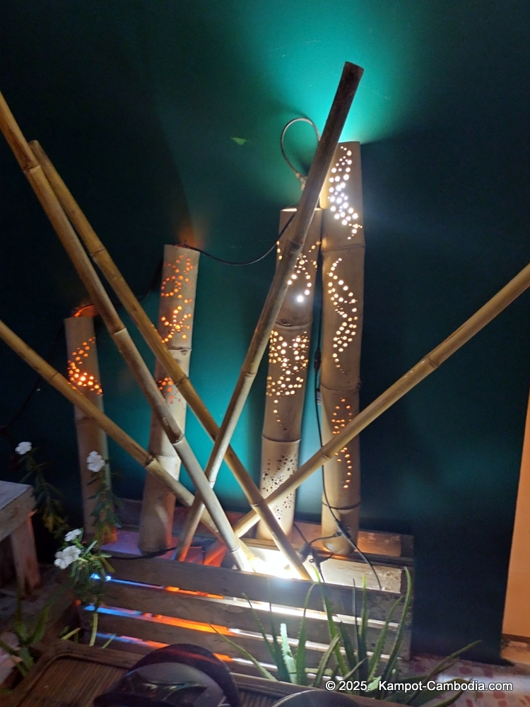 Metta Guesthouse and Vegan Restaurant in Kampot, Cambodia.