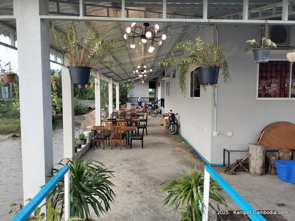 the bay boat. kampot, cambodia. daily cruises on the kampot river.