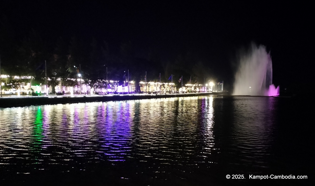 the bay boat. kampot, cambodia. daily cruises on the kampot river.