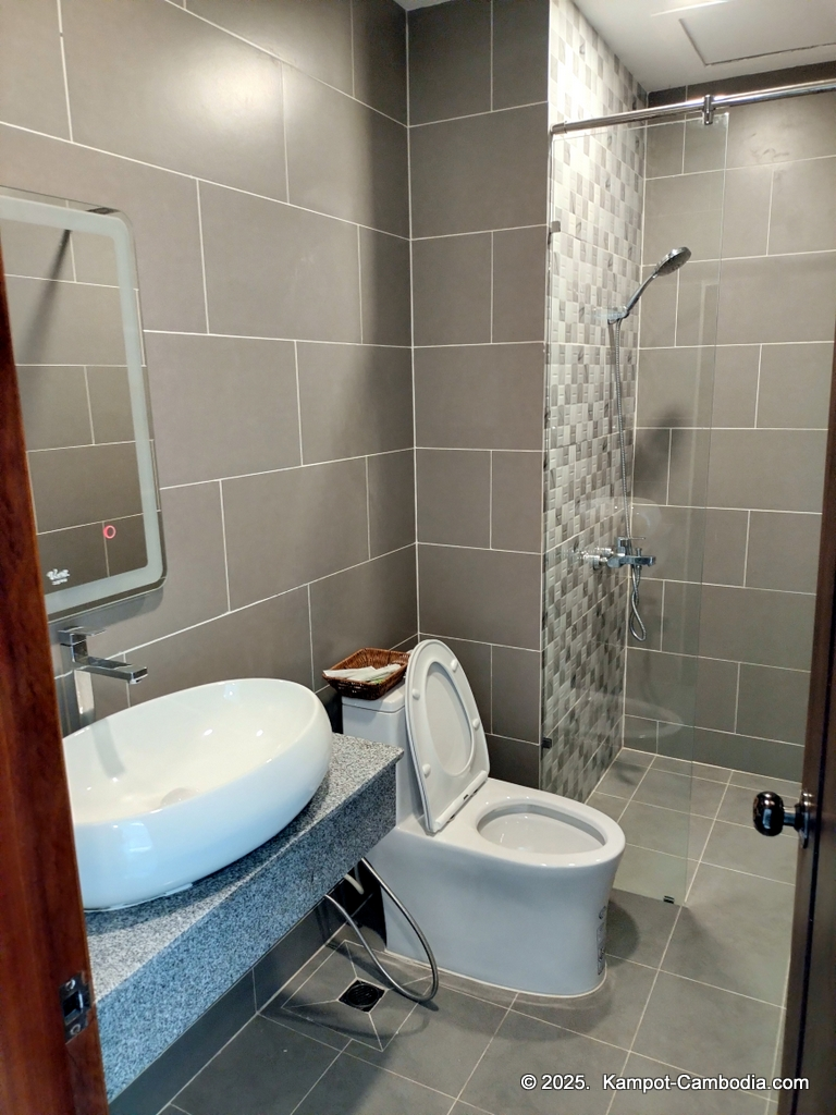 Khemra Guesthouse, Hotel and Restaurant in Kampot, Cambodia.