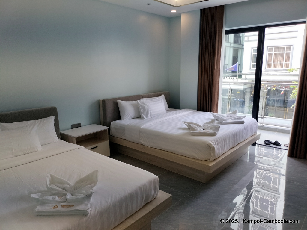 Khemra Guesthouse, Hotel and Restaurant in Kampot, Cambodia.