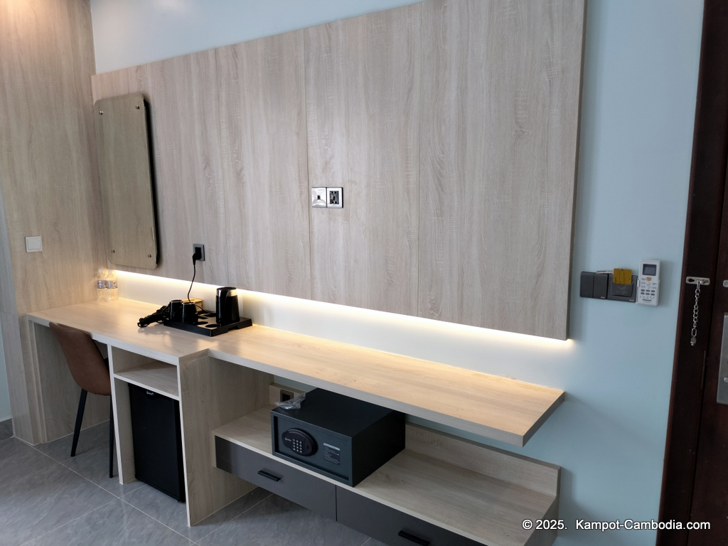 Khemra Guesthouse, Hotel and Restaurant in Kampot, Cambodia.