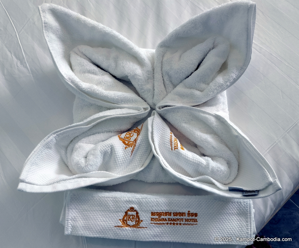 Khemra Guesthouse, Hotel and Restaurant in Kampot, Cambodia.