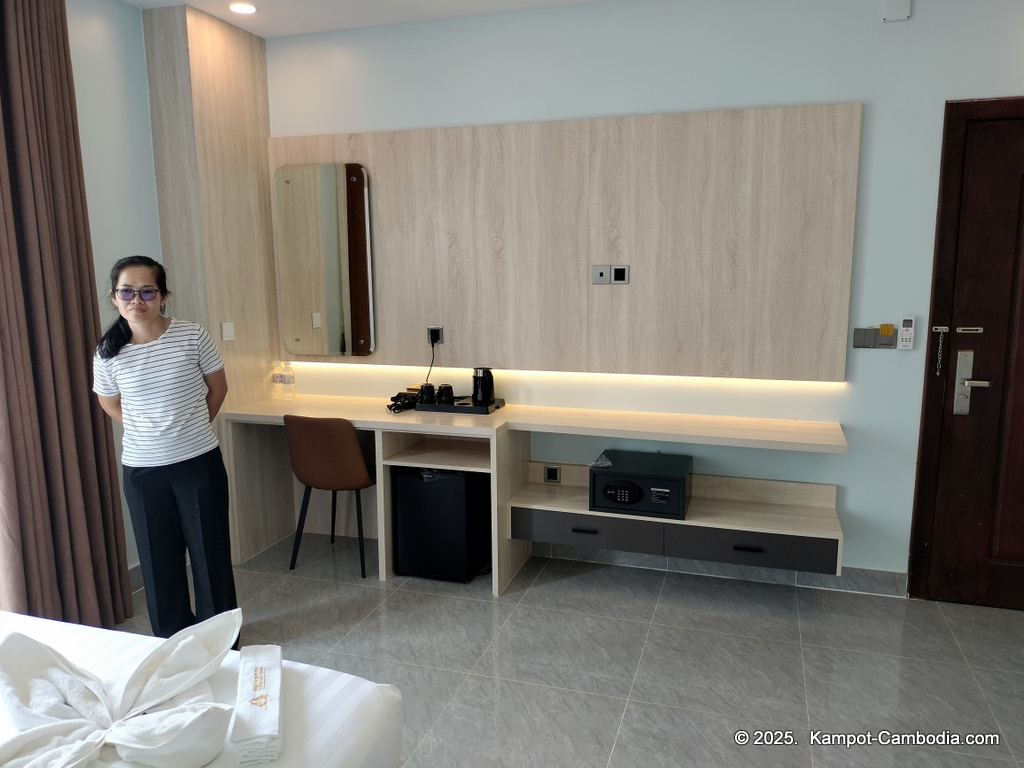 Khemra Guesthouse, Hotel and Restaurant in Kampot, Cambodia.