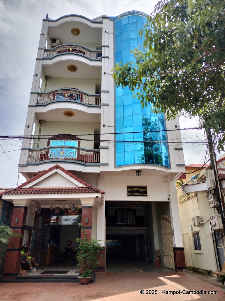 Khemra Guesthouse, Hotel and Restaurant in Kampot, Cambodia.