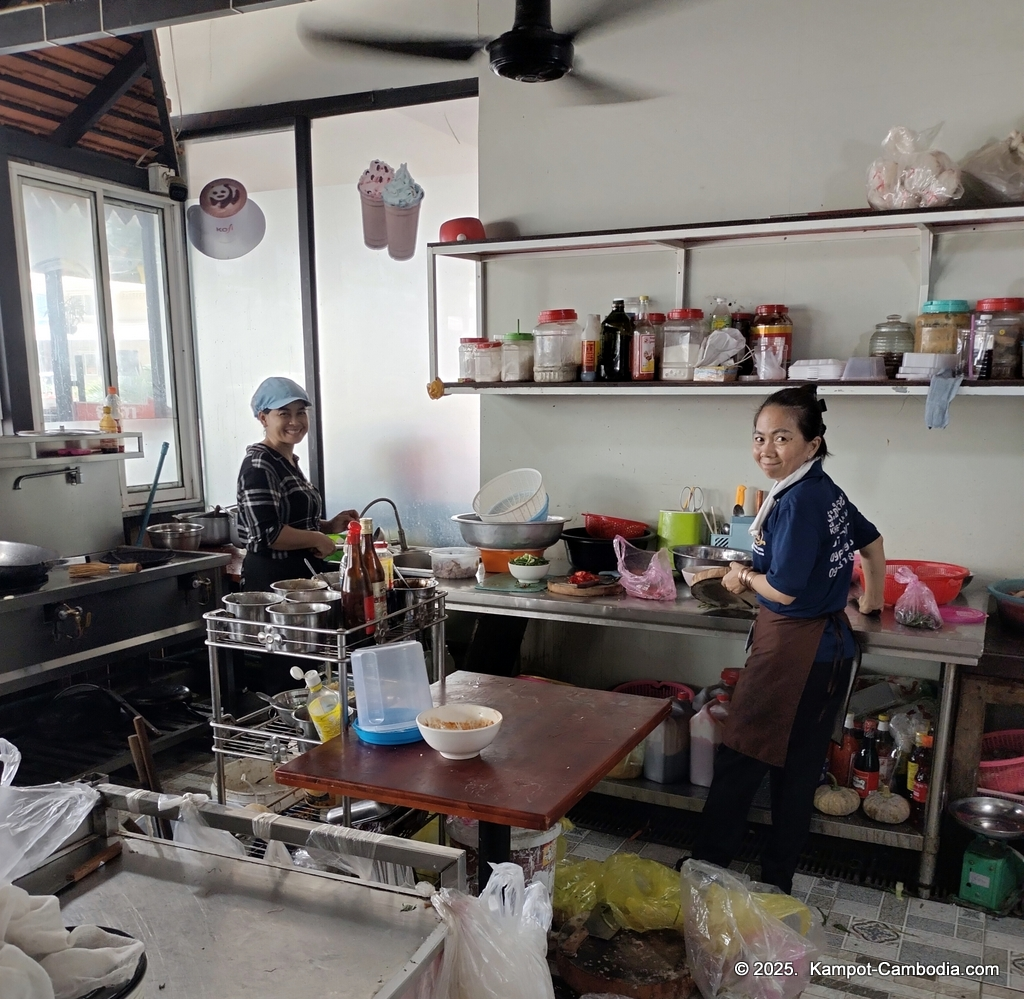 Khemra Guesthouse, Hotel and Restaurant in Kampot, Cambodia.