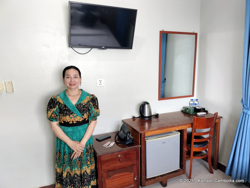 Khemra Guesthouse, Hotel and Restaurant in Kampot, Cambodia.