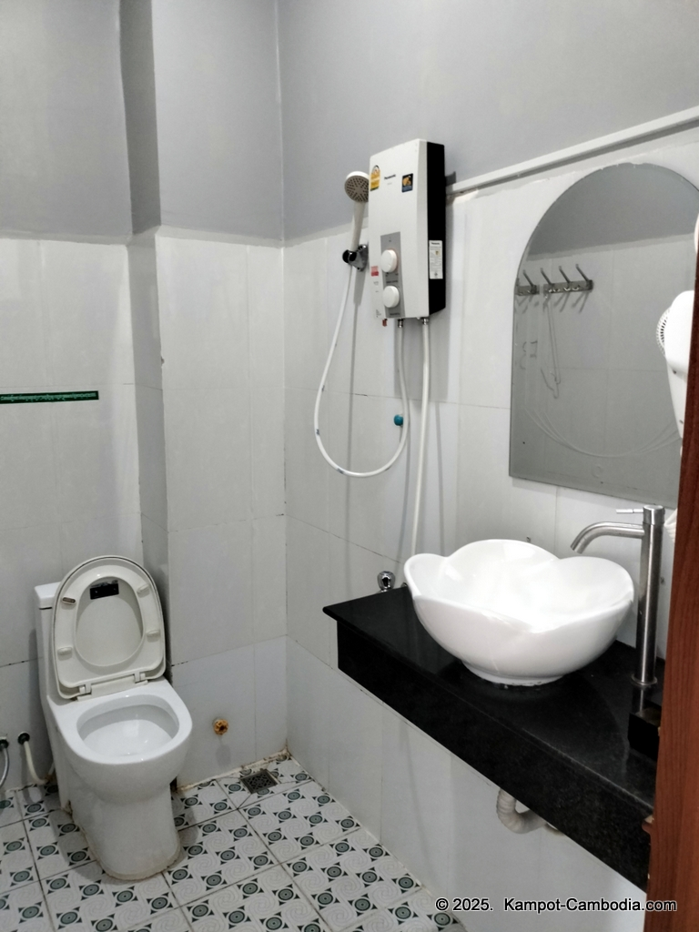 Khemra Guesthouse, Hotel and Restaurant in Kampot, Cambodia.