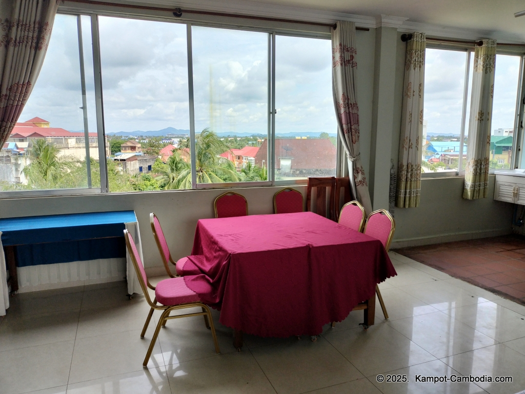 Khemra Guesthouse, Hotel and Restaurant in Kampot, Cambodia.