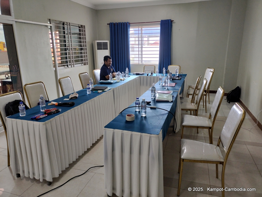 Khemra Guesthouse, Hotel and Restaurant in Kampot, Cambodia.