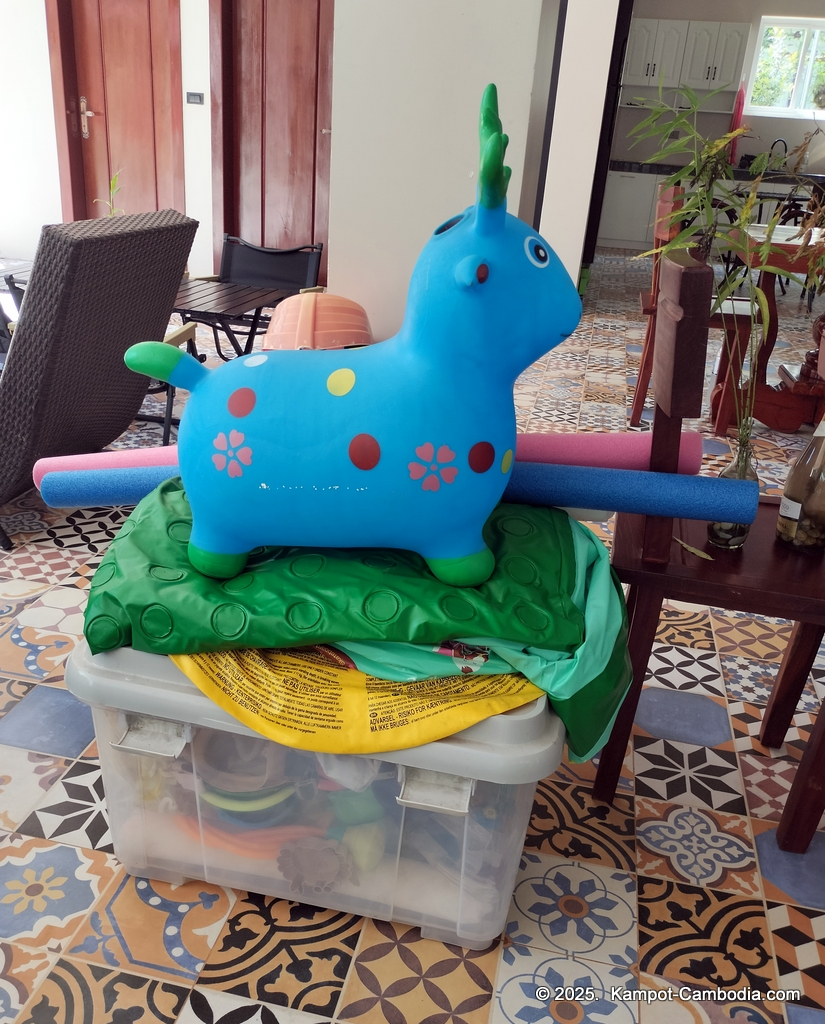 Queen Island resort in Kampot, Cambodia. Island resort.