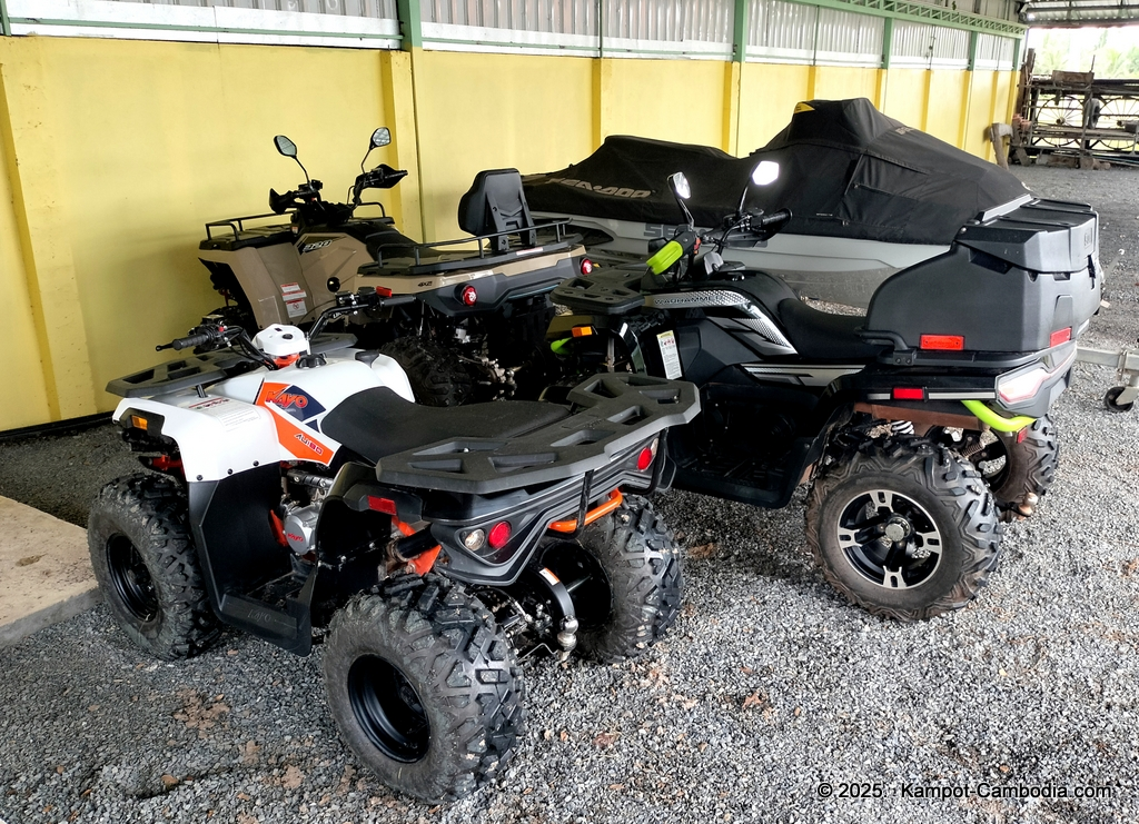 Queen Island resort in Kampot, Cambodia. Island resort.