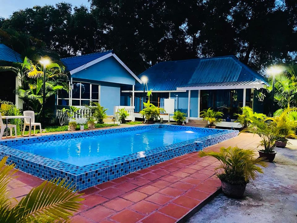 Orchid Bokor Guesthouse and Pizzeria in Kampot, Cambodia.