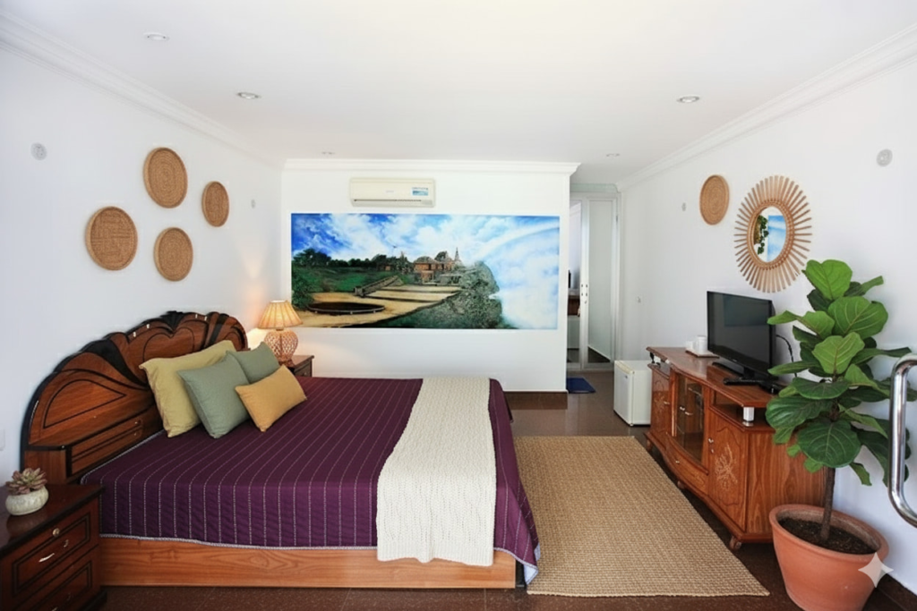 Orchid Bokor Guesthouse and Pizzeria in Kampot, Cambodia.