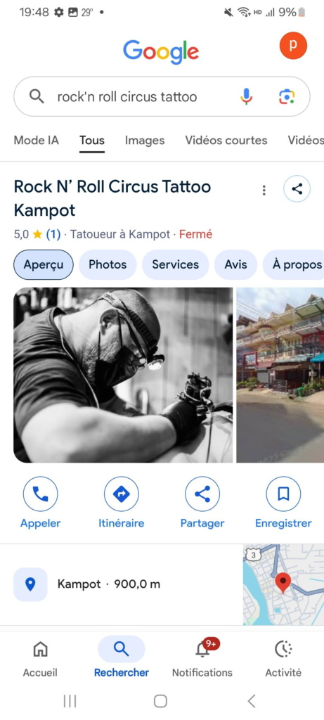 Rock N'Roll Circus Tattoo in Kampot, Cambodia