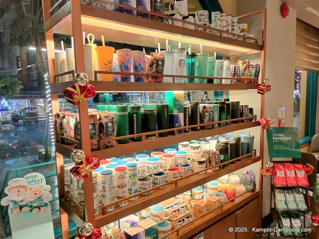 starbucks in kampot cambodia