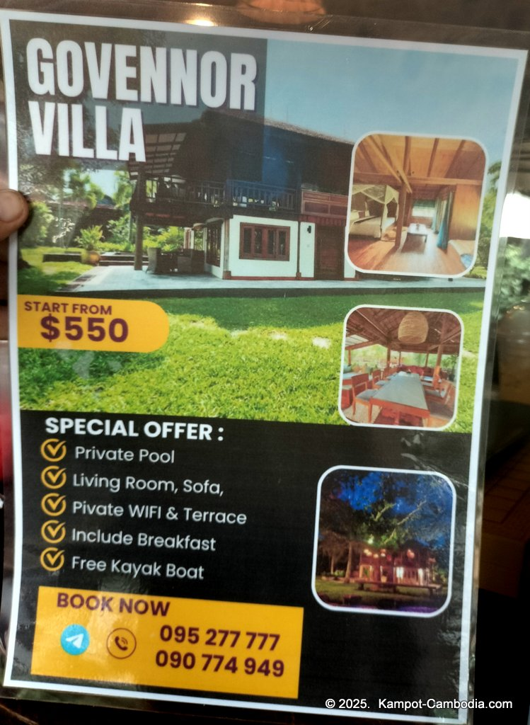 phum kampot in kampot cambodia.