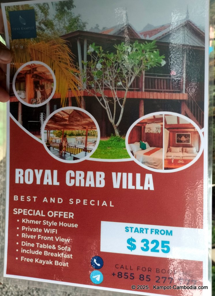 phum kampot in kampot cambodia.