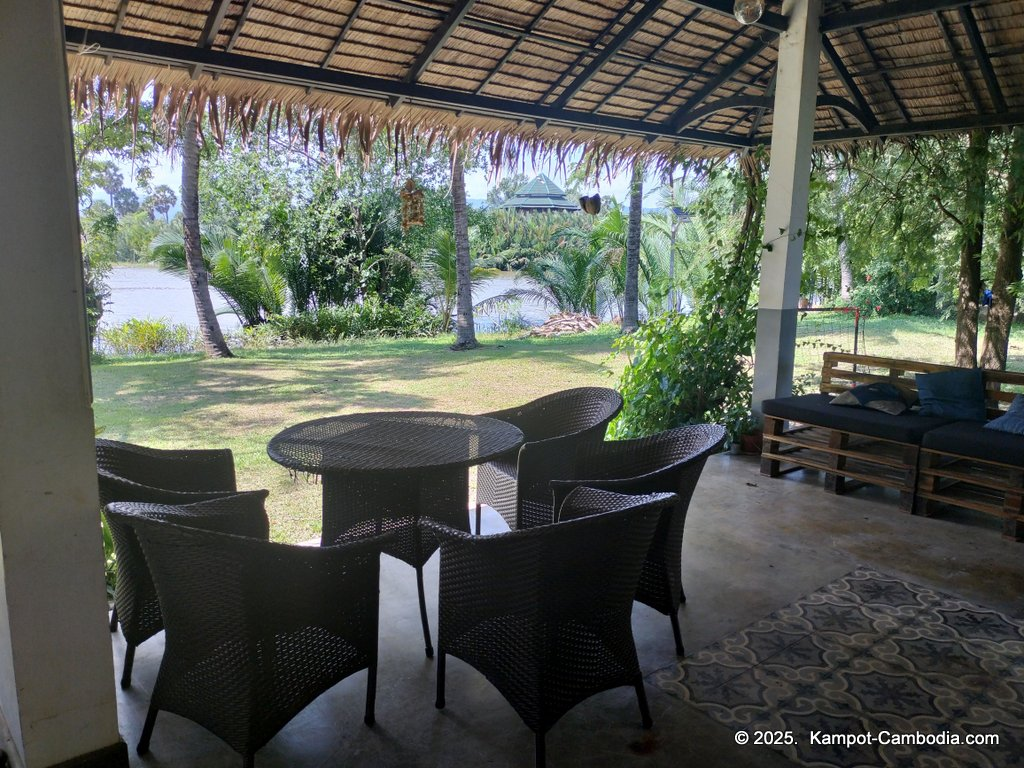 Shanti Shanti Indian restaurant and yoga in Kampot, Cambodia