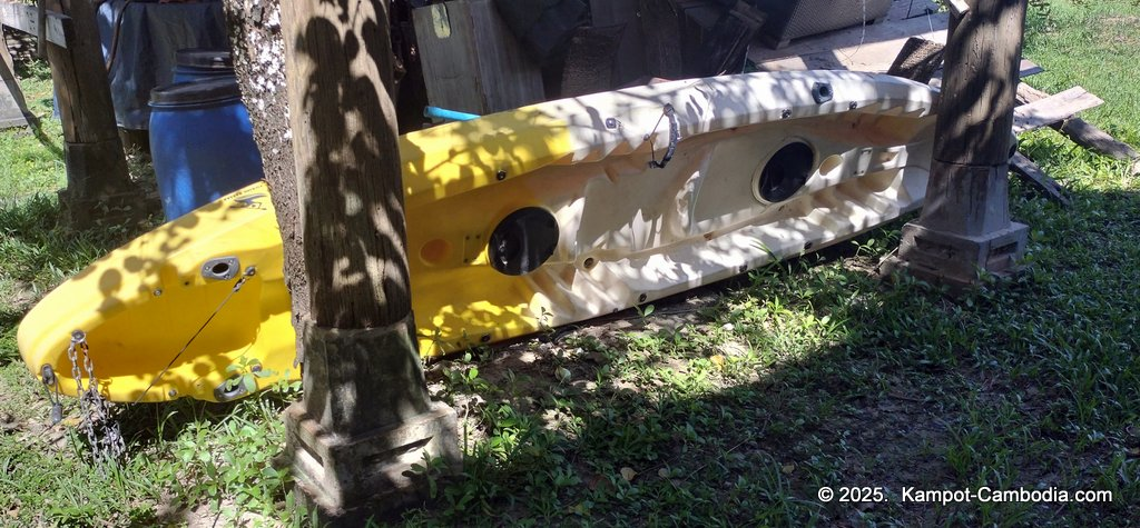 Shanti Shanti Indian restaurant and yoga in Kampot, Cambodia