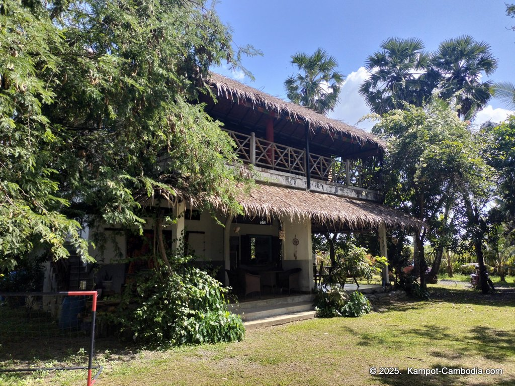 Shanti Shanti Indian restaurant and yoga in Kampot, Cambodia