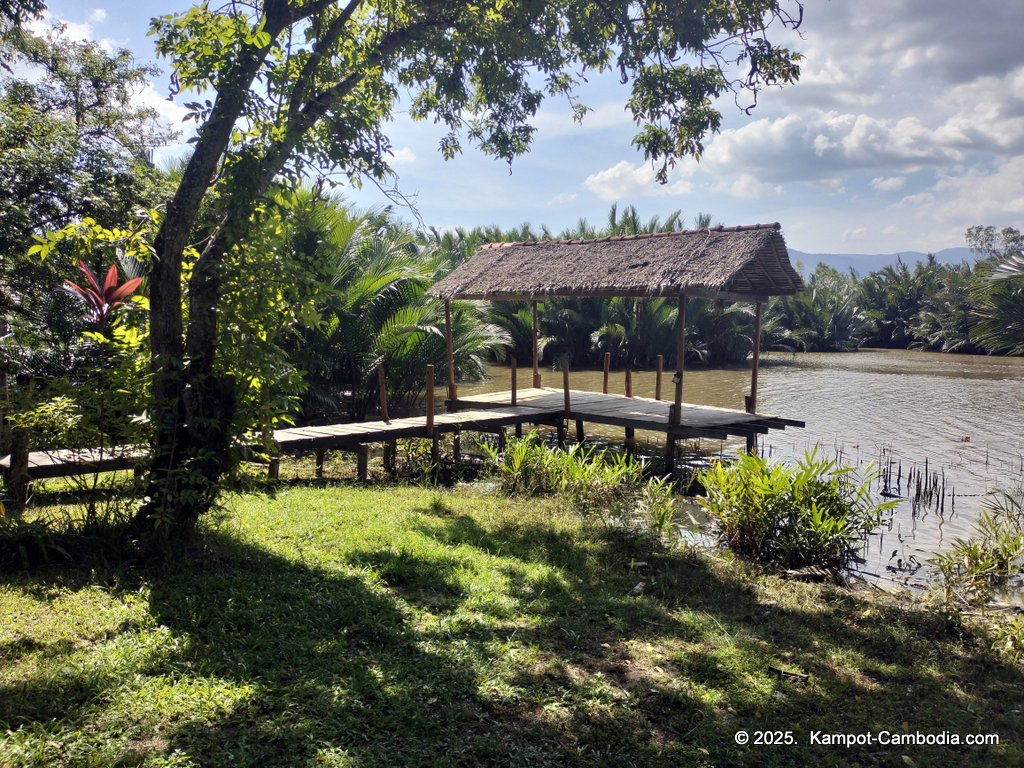Shanti Shanti Indian restaurant and yoga in Kampot, Cambodia
