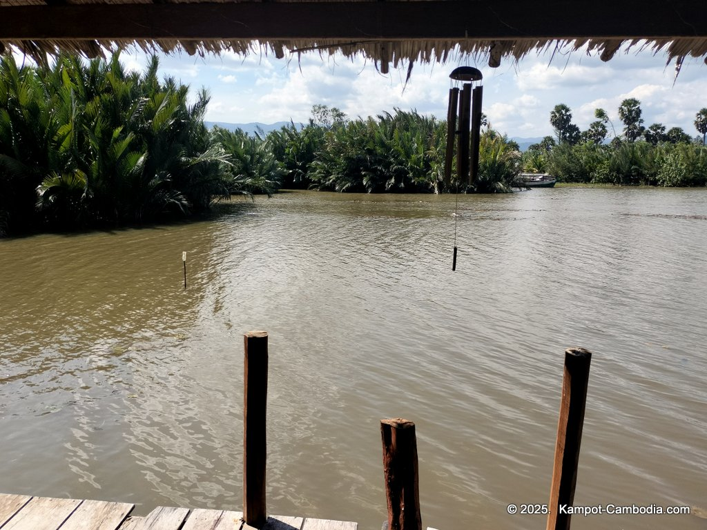 Shanti Shanti Indian restaurant and yoga in Kampot, Cambodia