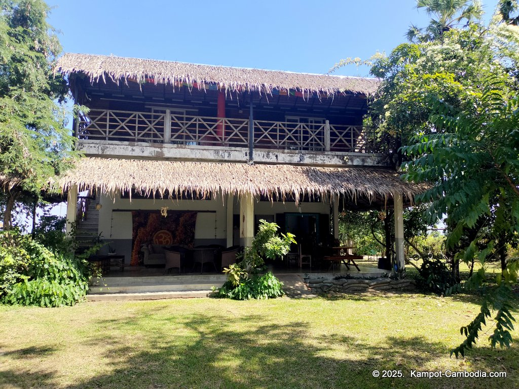 Shanti Shanti Indian restaurant and yoga in Kampot, Cambodia