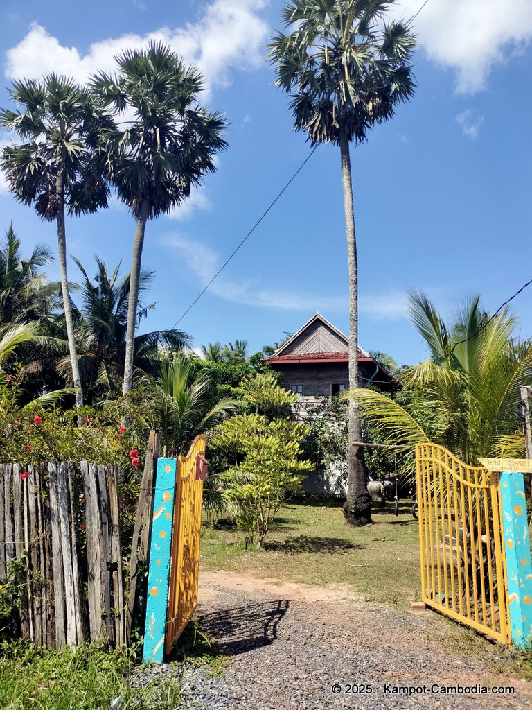 Shanti Shanti Indian restaurant and yoga in Kampot, Cambodia