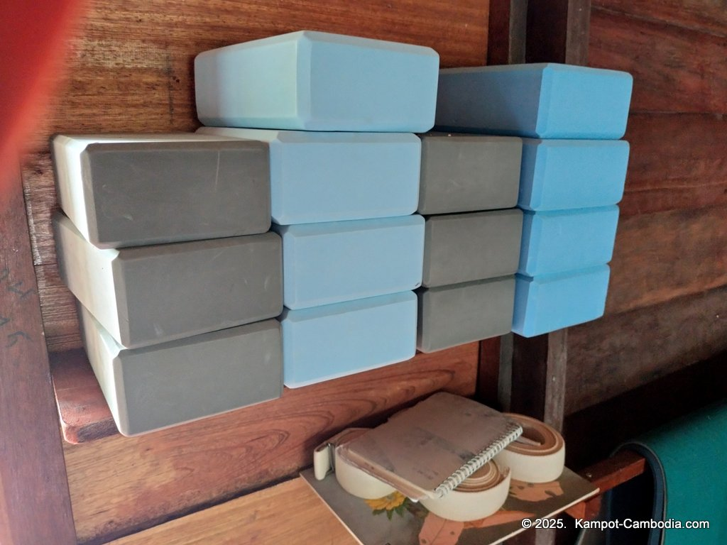 Shanti Shanti Indian restaurant and yoga in Kampot, Cambodia