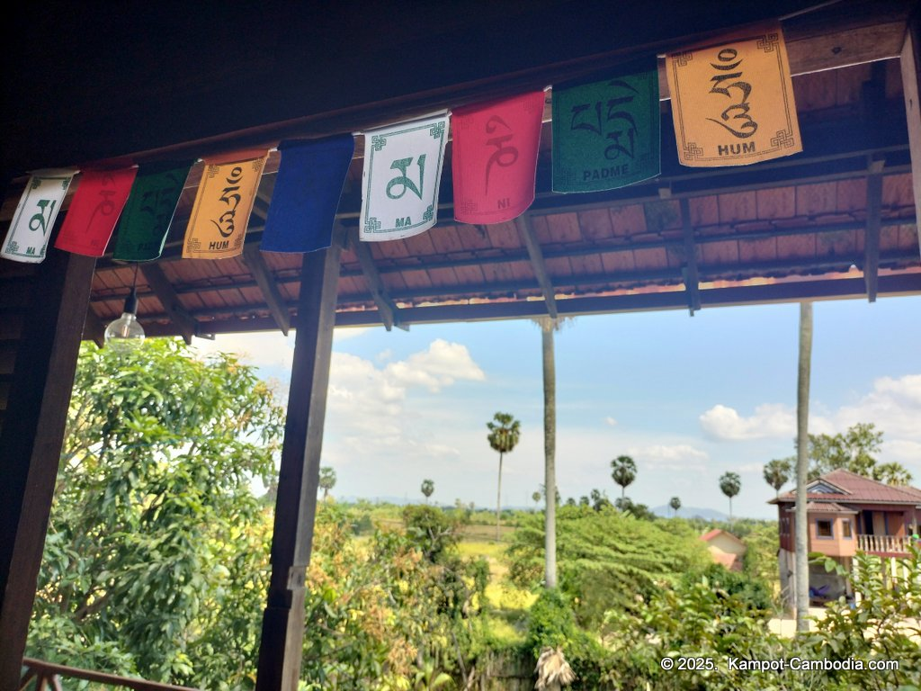 Shanti Shanti Indian restaurant and yoga in Kampot, Cambodia