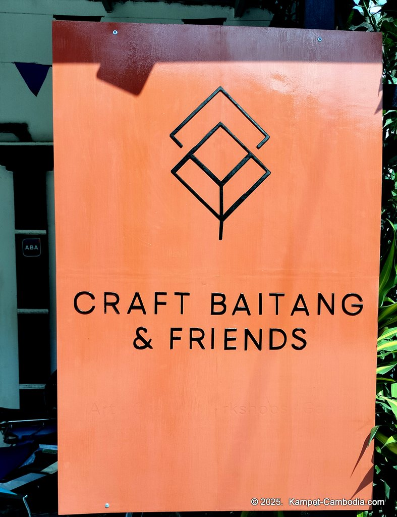 Craft Baitang & Friends crafts in Kampot, Cambodia.
