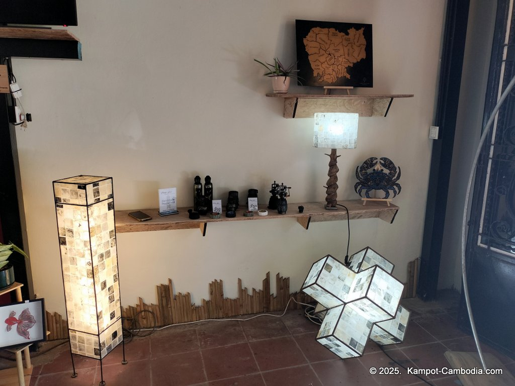 Craft Baitang & Friends crafts in Kampot, Cambodia.