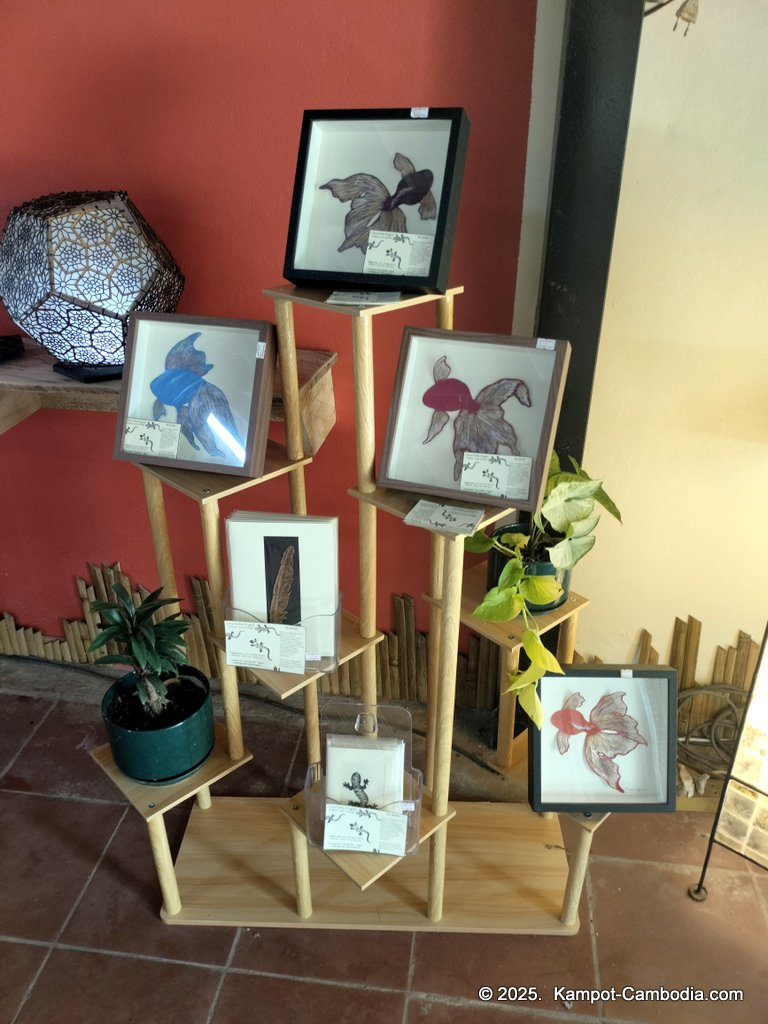 Craft Baitang & Friends crafts in Kampot, Cambodia.