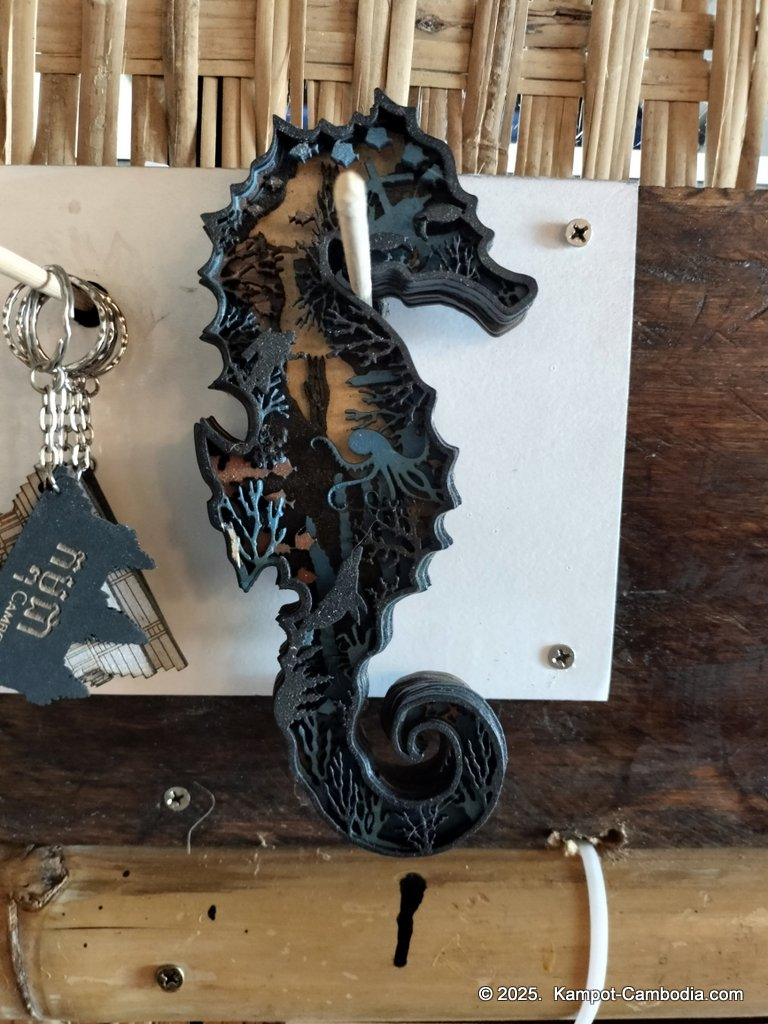 Craft Baitang & Friends crafts in Kampot, Cambodia.