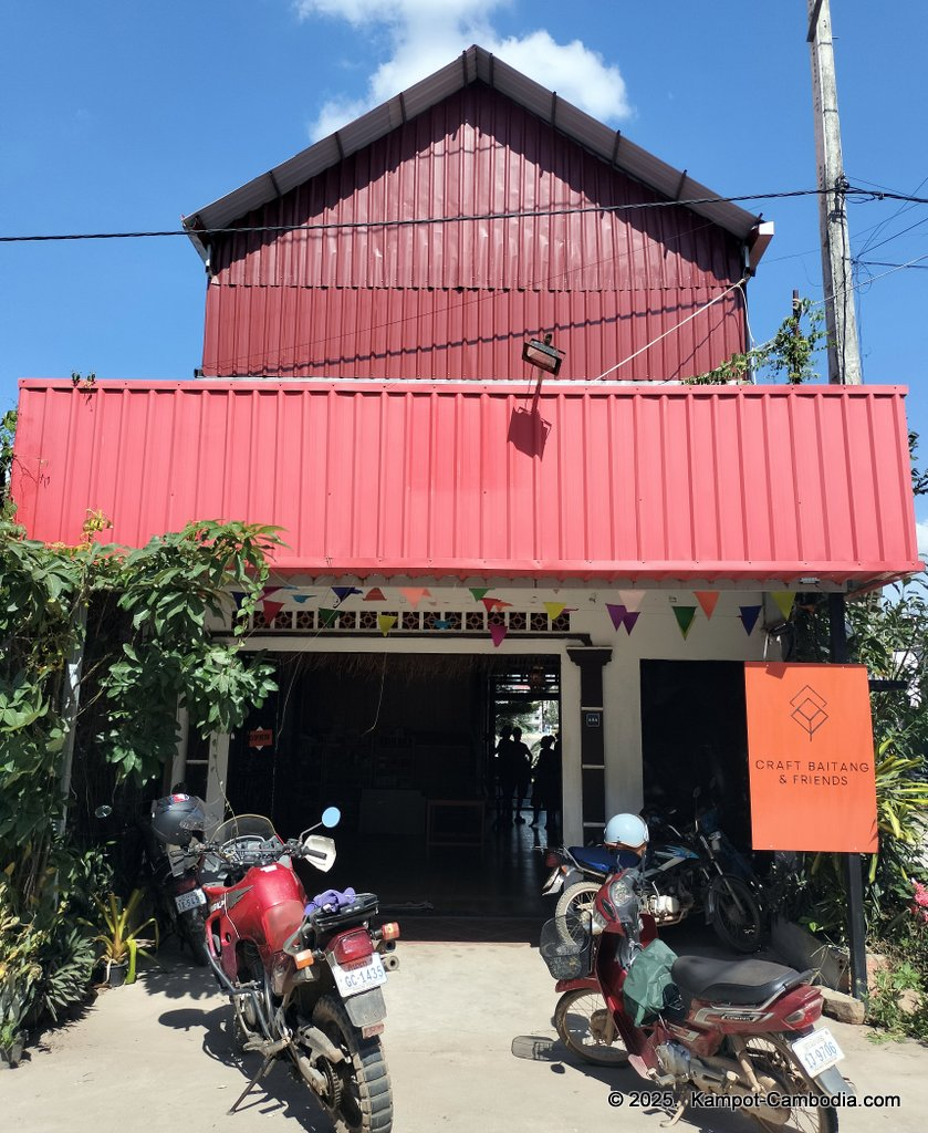 Craft Baitang & Friends crafts in Kampot, Cambodia.