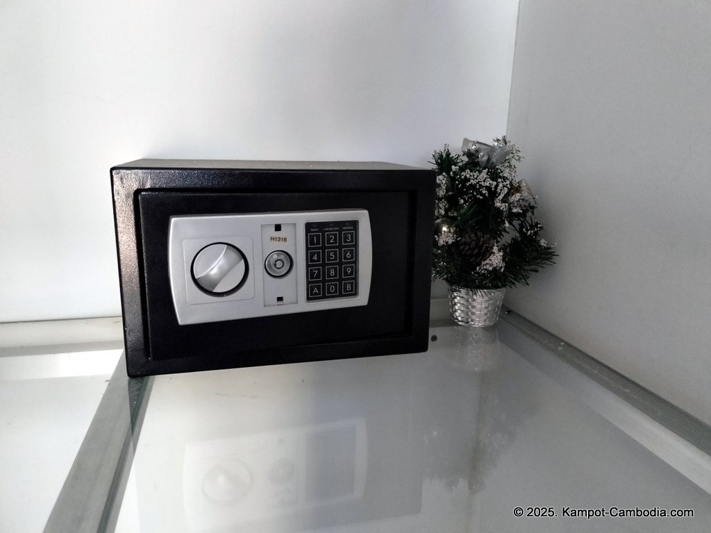 Orchid Bokor Guesthouse and Pizzeria in Kampot, Cambodia.