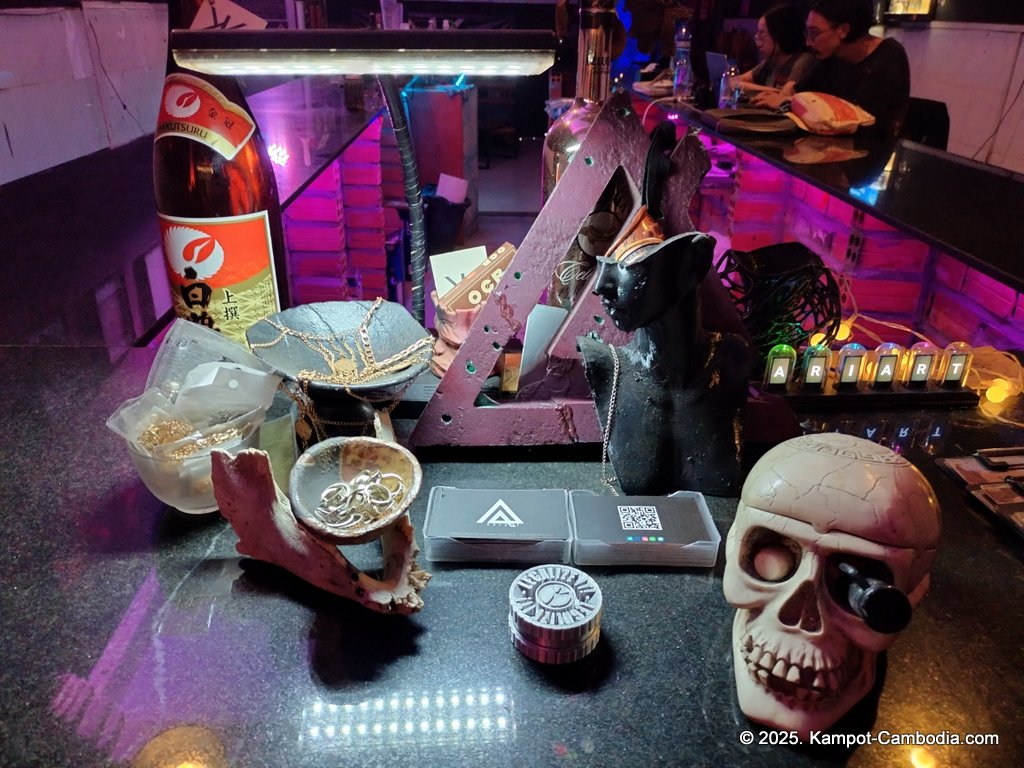 Ariart Art Bar in kampot, cambodia