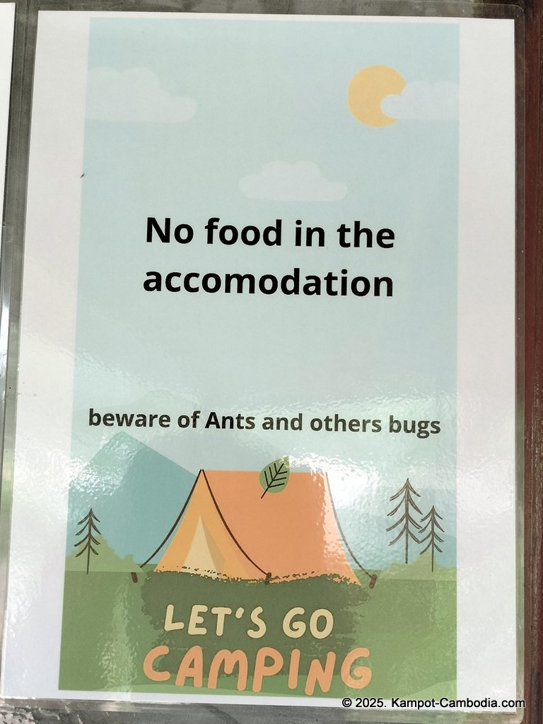 kampot camping in kampot cambodia