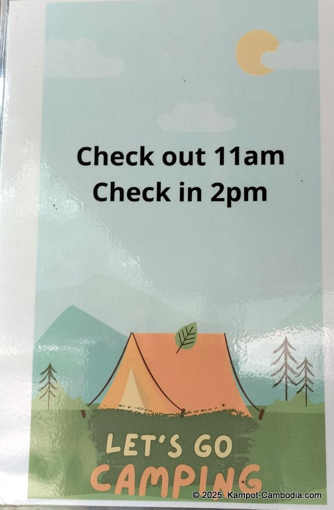 kampot camping in kampot cambodia