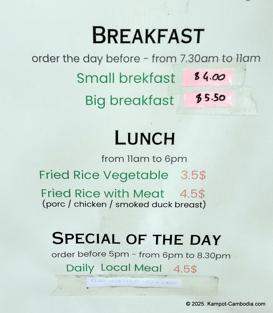 kampot camping in kampot cambodia