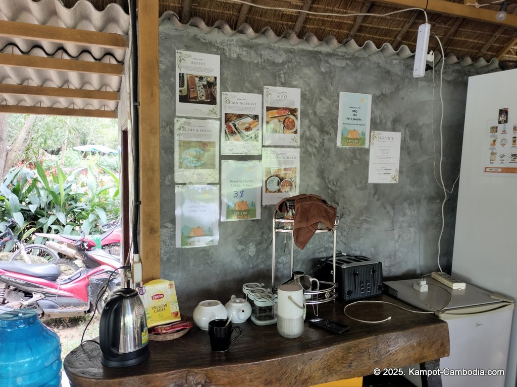 kampot camping in kampot cambodia