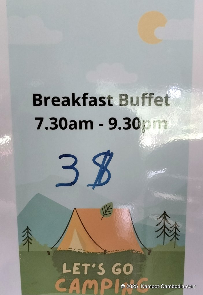 kampot camping in kampot cambodia