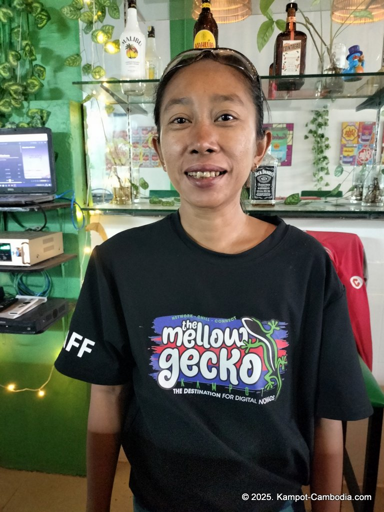 The Mellow Gecko Tapas Bar and Restaurant in Kampot, Cambodia