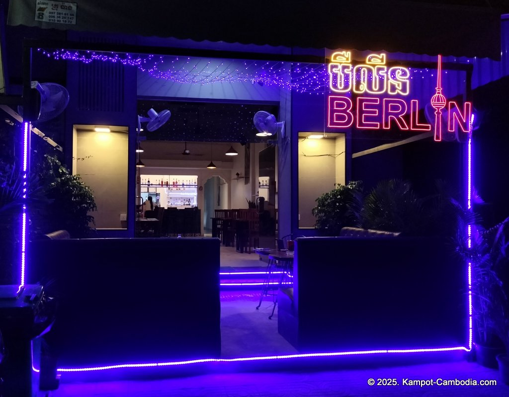 Berlin Restaurant. German food in Kampot, Cambodia