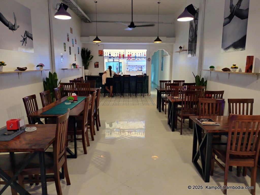 Berlin Restaurant. German food in Kampot, Cambodia