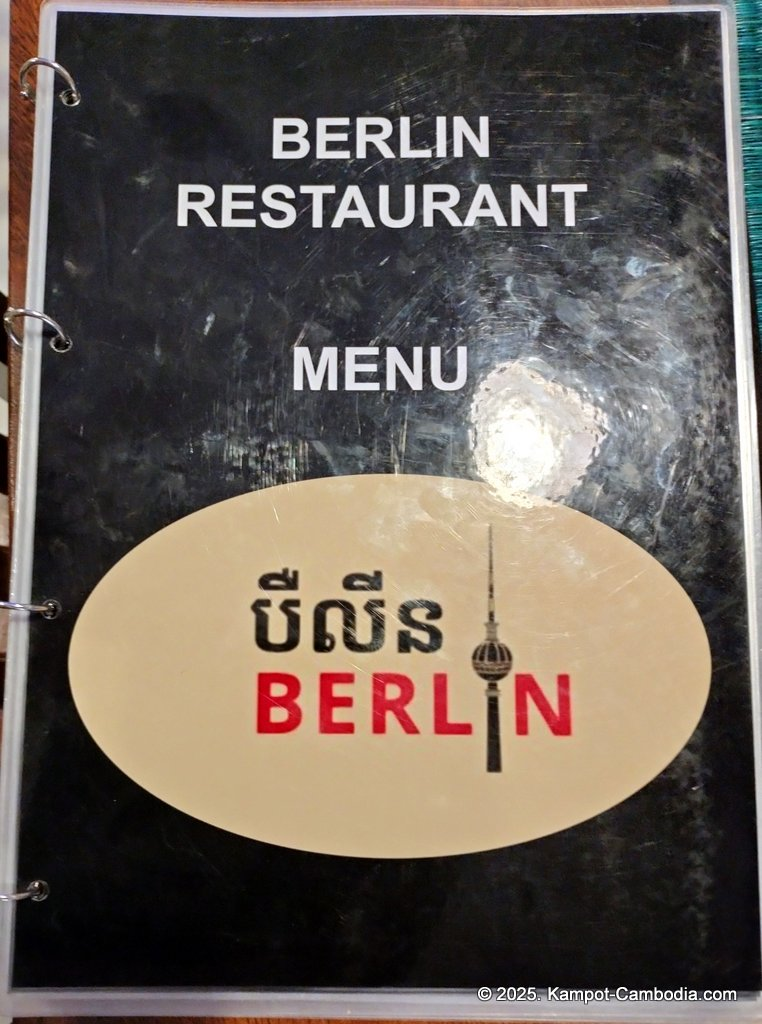 Berlin Restaurant. German food in Kampot, Cambodia