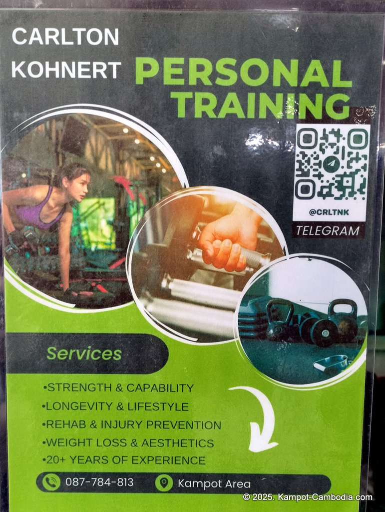 The Gym Kampot in Kampot, Cambodia