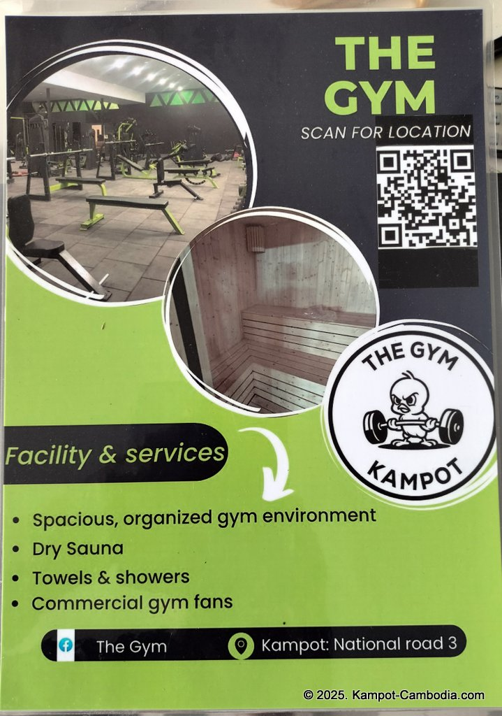 The Gym Kampot in Kampot, Cambodia