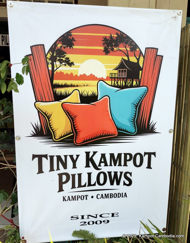 tiny kampot pillows workshop in kampot cambodia